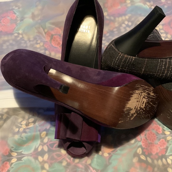 SOLD-SOLD-SOLD Stuart Weitzman gray plaid ONLY-$15 - Picture 4 of 9